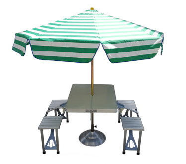 میز و صندلی تاشو همراه چتر
