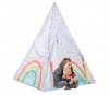 چادر بازی کودک طرح باران و رنگین کمان