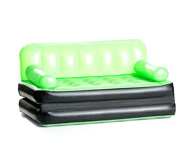 کاناپه بادی تخت شو دو نفره سبز