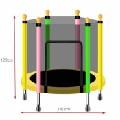 ترامپولین گرد رنگی کودک