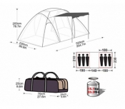چادر مسافرتی کینگ کمپ 6 نفره 