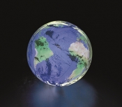 توپ بادی طرح کره زمین با لامپ LED